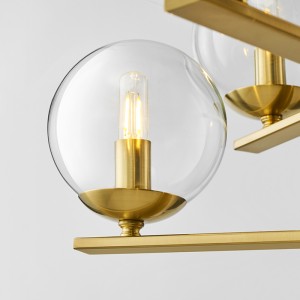 현대 예술 디자인 거실 패션 유리 공 샹들리에 Km2131