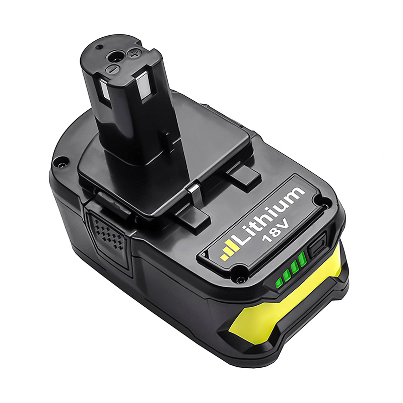 Ryobi P105, P106, P107, P108를위한 리튬 이온 4000mAh 18V 교체 코드가없는 드릴 건전지