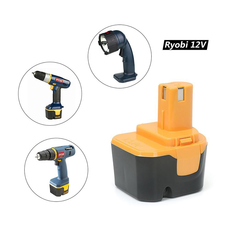 Ryobi 1400652, 1400652B 용 Ni-Cd 12V 1500mAh 무선 전동 공구 배터리