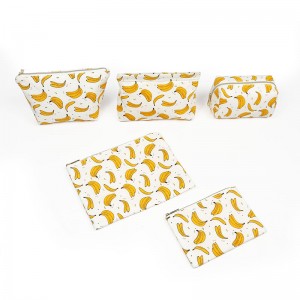 능 직물 100 % 바나나 섬유 인기 화장품 가방