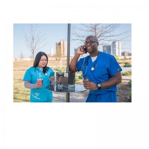 패션 디자인 커뮤니티 공원 태양열 야외 휴대 전화 충전 역