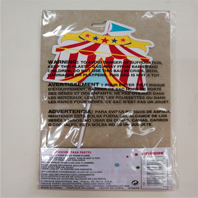 페넌트 케이크 토퍼 깃발 fanion pour gateau
