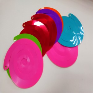 포일 소용돌이 파티 장식 풍선 매달려