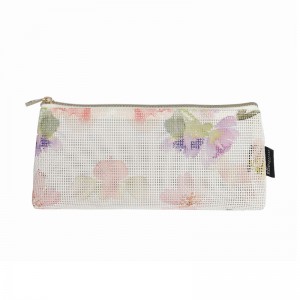 Fasion 꽃 인쇄 개인화 된 화장품 가방