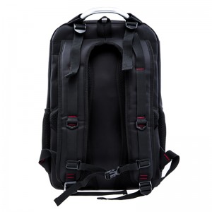 17SA-6599F 대형 다기능 포켓 금속 손잡이 최고급 옥스포드 나일론 15.6 인치 방수 노트북 가방