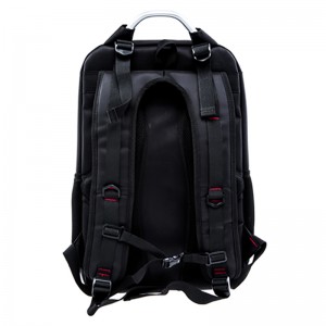 17SA-6601F 큰 다기능 포켓 금속 손잡이 최고급 옥스포드 나일론 17 인치 노트북 가방