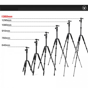 DIat AM225A + KH10 전문 비디오 카메라 삼각대 야외 경량 알루미늄 마그네슘 합금 카메라 삼각대