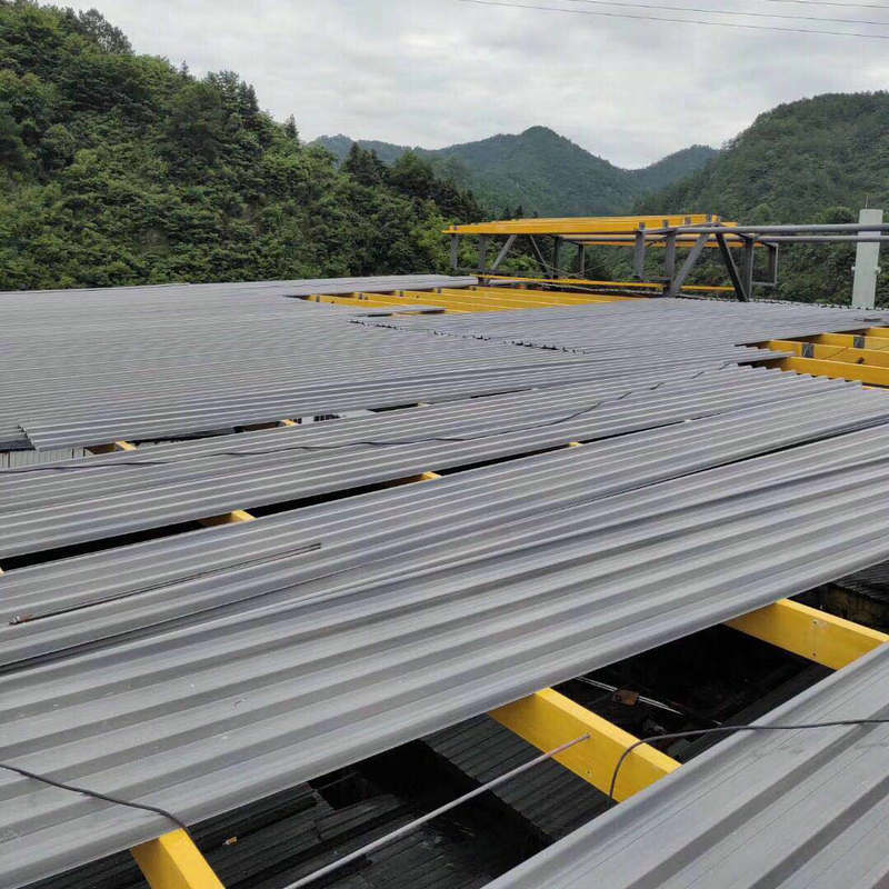 새로운 디자인 긴 수명 방수 플라스틱 지붕 ASA PVC 지붕 시트 높은 파도