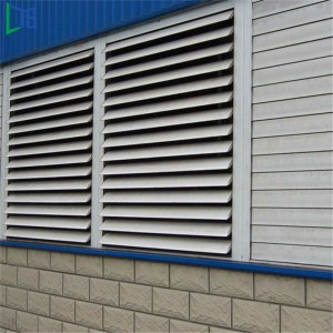 알루미늄 유리 루버 도어 알루미늄 롤러 셔터 창 및 루버 창 분말 코팅 완료