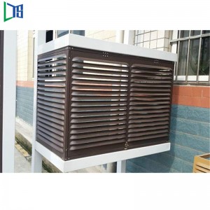 알루미늄 외관 썬 셔터 태양 그늘 루버 창 썬 루버 파우더 코팅 완료