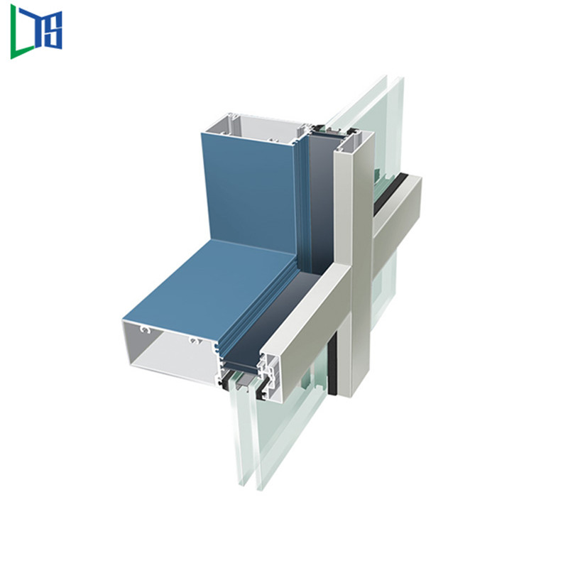 썬 프레임 유명한 커튼 벽 공장 중국 높은 상승 알루미늄 커튼 벽 공급 업체