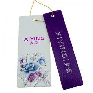 크리 에이 티브 패션 의류 hangtag 사용자 정의 만든 6