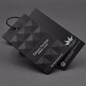 크리 에이 티브 패션 의류 hangtag 사용자 정의 만든 9