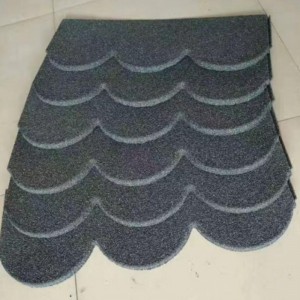 색깔의 돌 금속 물고기 규모의 타일