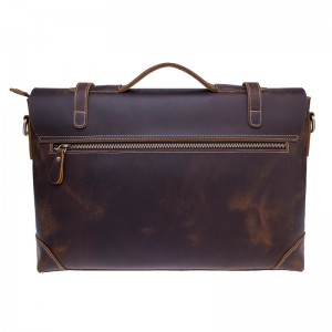 18SG-7296F 고품질 진짜 암소 가죽 서류 가방 사업 메신저 부대