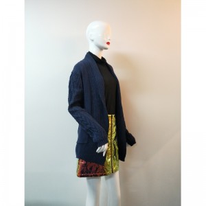 ABERCROMBIE \u0026 FITCH 블루 카디건 RLWS0030F