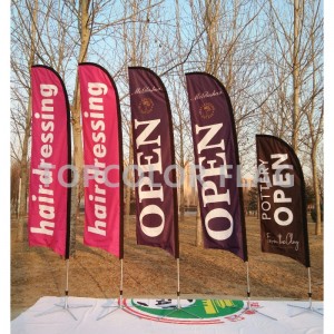 맞춤 인쇄 프로모션 깃털 깃발