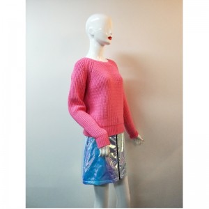 핑크 크 룩 스웨터 RLWS0068F