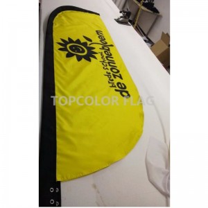 Wholesales 옥외 기털 깃발을위한 선전용 베스트셀러 판매