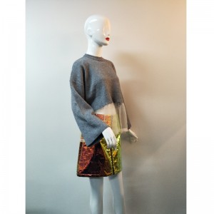 그레이 레이스 HEM SWEATER RLWS0073F