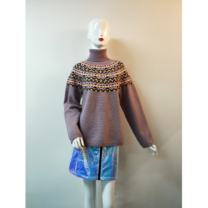 FUNNEL NECK SWEATER RLWS000105F