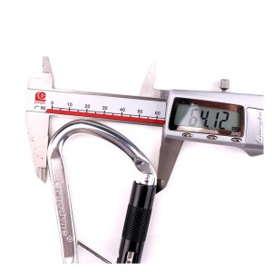 항공 알루미늄 등산 액세서리 빠른 알루미늄 합금 안전 후크 야외 암벽 등반 carabiner 캠핑 휘트니스 요가 그물