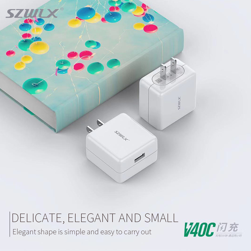 WEX - V40C OPPO VOOC 플래시 충전 전원 어댑터, 벽 충전기, 여행용 충전기