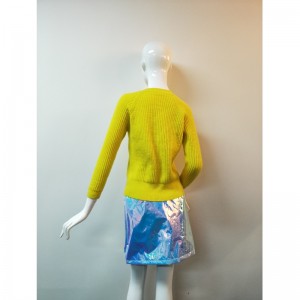 황색 슬릿 사이드 스웨터 RLWS0111F