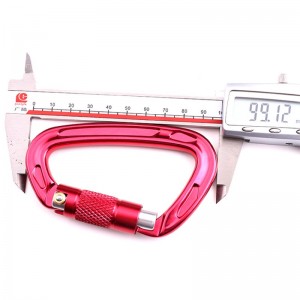 utdoor 후크 암벽 등반 야영 자물쇠 등산 버클 다기능 너트 carabiner 등산 버클 야외 빠른 퀵 캐치 빠른 낙하 장비 안전 잠금 장치 구멍 d-type 와이어 자물쇠 메인 잠금 항공 알루미늄 합금