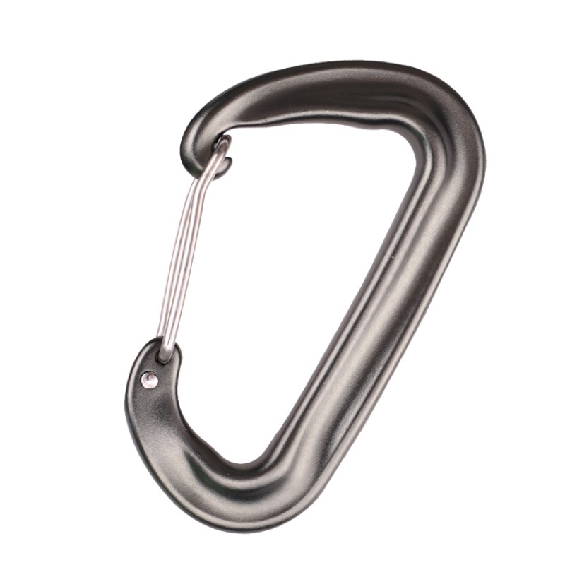 야외 후크 암벽 등반 캠핑 주요 잠금 carabiner 다기능 너트 등산 후크 등산 버클 야외 빠른 퀵 캐치 빠른 안전 장비 잠금 장치 D 타입 나사 잠금 메인 잠금 항공 알루미늄 합금