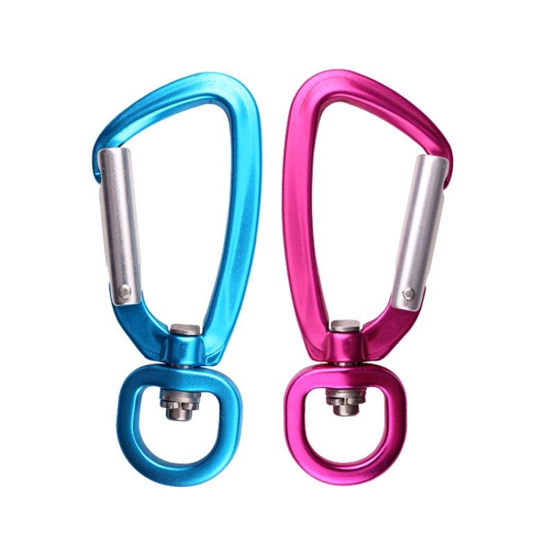 고품질 carabiner 대형 끌어 오기 항공 알루미늄 등산 버클 대형 동물 견인 개 버클 등산 해먹 요가 빠른 걸쇠