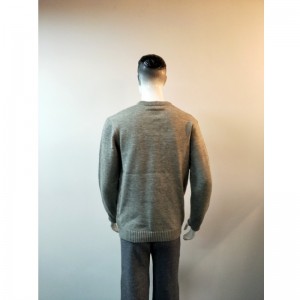 그레이 카툰 프린트 스웨터 RLMS0001F