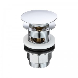 크롬 슬라이 버 팝업 푸시 바닥 쓰레기 싱크대 드레인