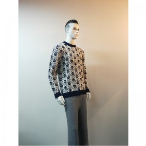 스컬 프린트 스웨터 RLMS0032F