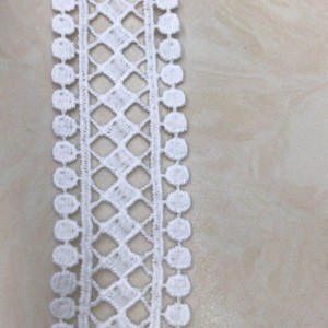 7 # 우유 실크 레이스, 폴리 에스터 / 나일론 레이스, 코 튼 레이스