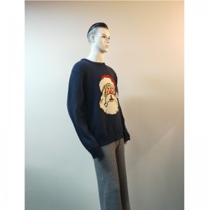 산타 클라우스 프린트 스웨터 RLMS0060F