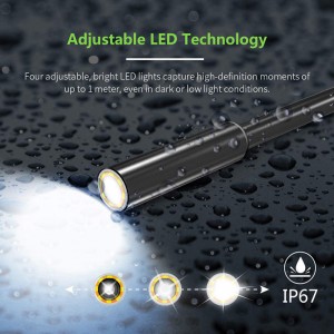 4.3In 스크린 전시를 가진 USB 내시경 내시경 검사 1080P HD 뱀 사진기 8 LEDs 기계를위한 다기능 내시경