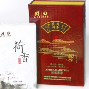 M 세트 연꽃 향기로운 fuzhuan 차 hunan anhua 홍차 건강 차