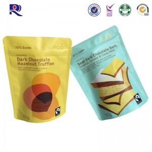 초콜렛 또는 다른 음식 포장을위한 지퍼를 가진 알루미늄 포일 일어 서기 주머니 100g 250g 500g etc.