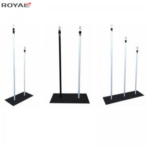 파이프 및 드레이프 조정 가능한 직립형 5ft-8ft