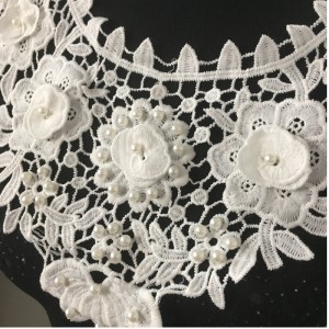 새로운 도착 목걸이 칼라 비즈 아플리케 레이스