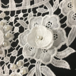 새로운 도착 목걸이 칼라 비즈 아플리케 레이스