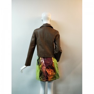 브라운 우드 비커 재킷 RLWPJ0012N