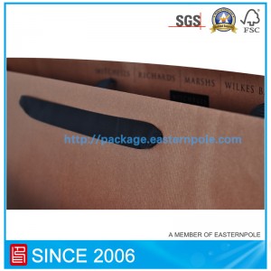 맞춤 디자인 된 갈색 신발 가방