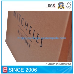 맞춤 디자인 된 갈색 신발 가방