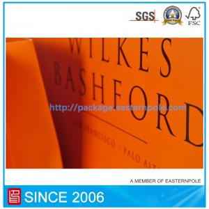 맞춤형 디자인의 쇼핑 종이 백