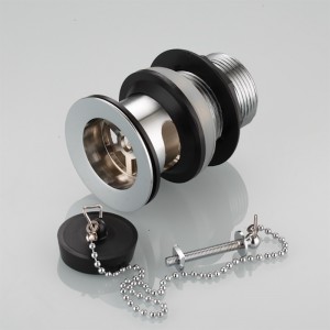 홈이있는 50mm 플러그 및 링크 체인 분지 폐기물