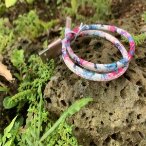 귀여운 꽃가죽 데이터라인