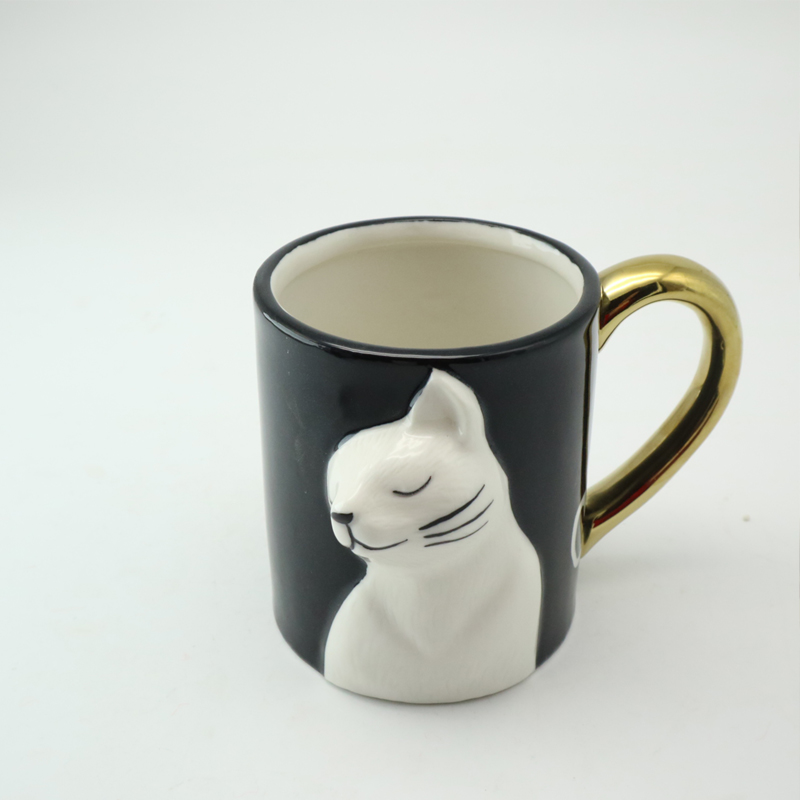 마시는 동물 컵 휴가 선물에 대 한 사용자 지정 3D 세라믹 낯 짝 고래 커피 머그잔