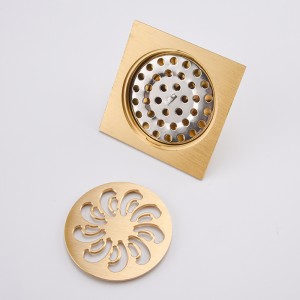 니켈 청동 자동 사이펀 바닥 드레인 트랩